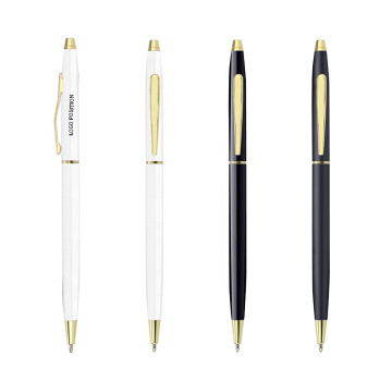 Nouvelle arrivée Business Metal Slim Pen avec logo personnalisé